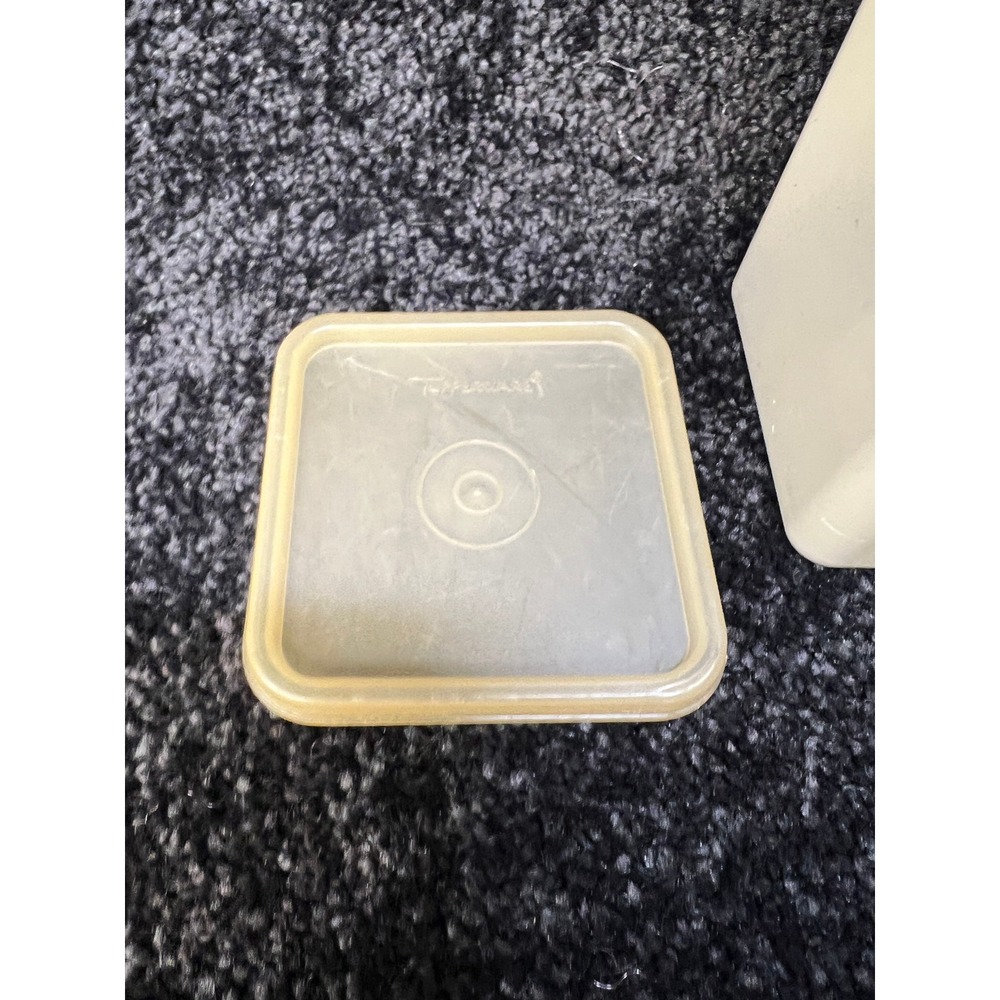 Tupperware Modular Mates Container Square I Storage Organizer Beige - Picture 2 of 4